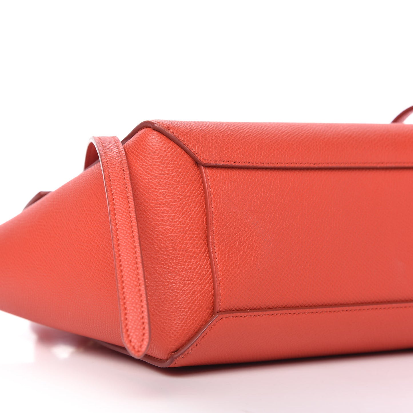 Grained Calfskin Nano Belt Bag Carnelian