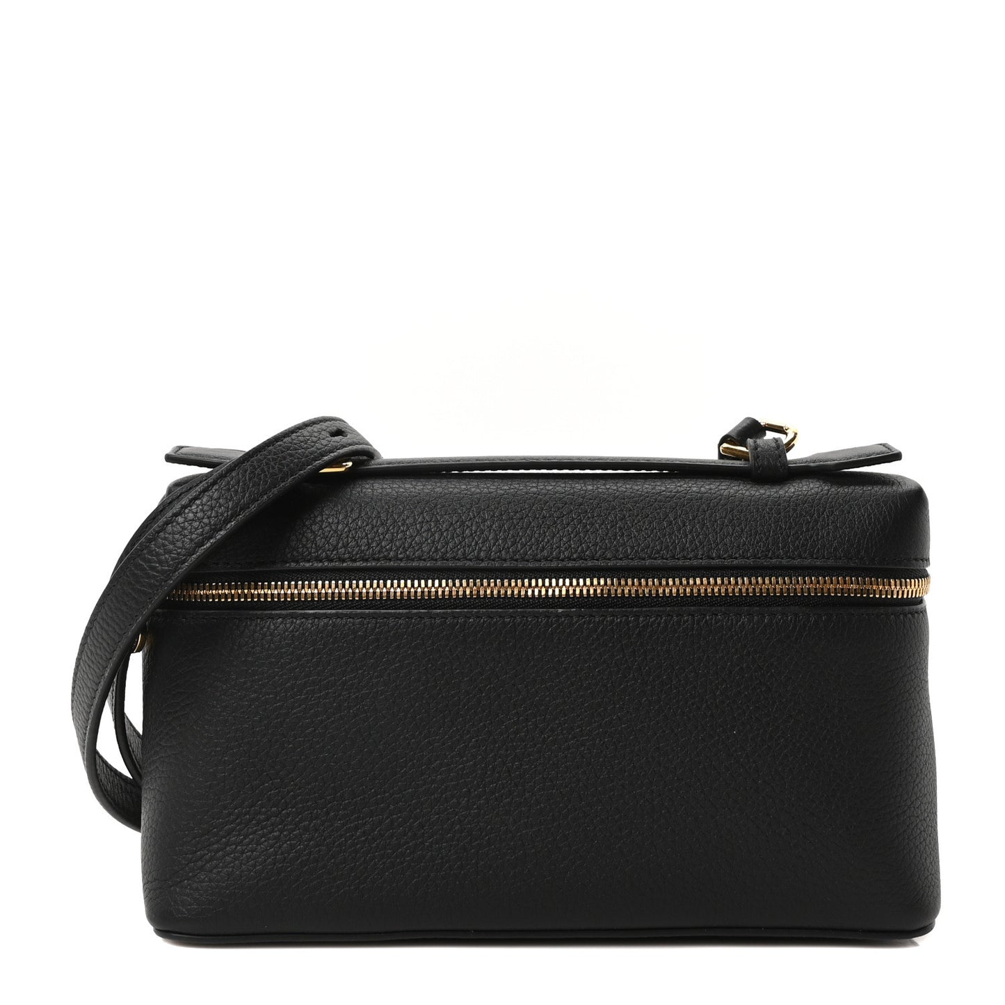Grained Calfskin L19 Extra Pocket Pouch Black