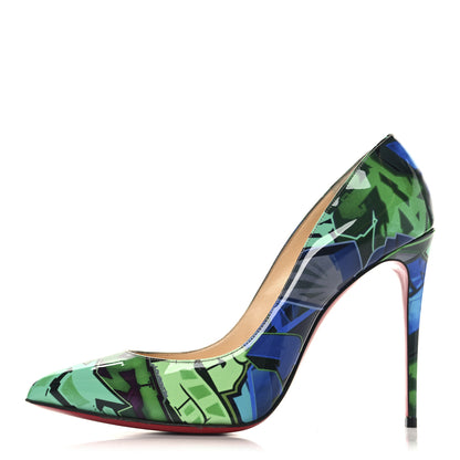 Christian Louboutin Patent Metrograf Pigalle Follies 100 Pumps 39 Multicolor 1 of 9