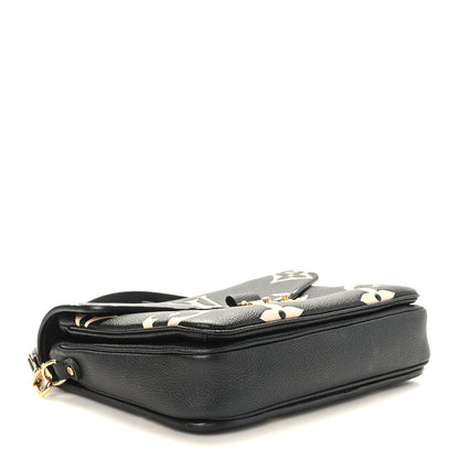 Louis Vuitton Empreinte Monogram Giant Pochette Metis Black Beige 4 of 9