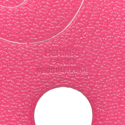 Hermes Chevre Mysore Elephant Pikabook Bookmark Rose Shocking 3 of 3