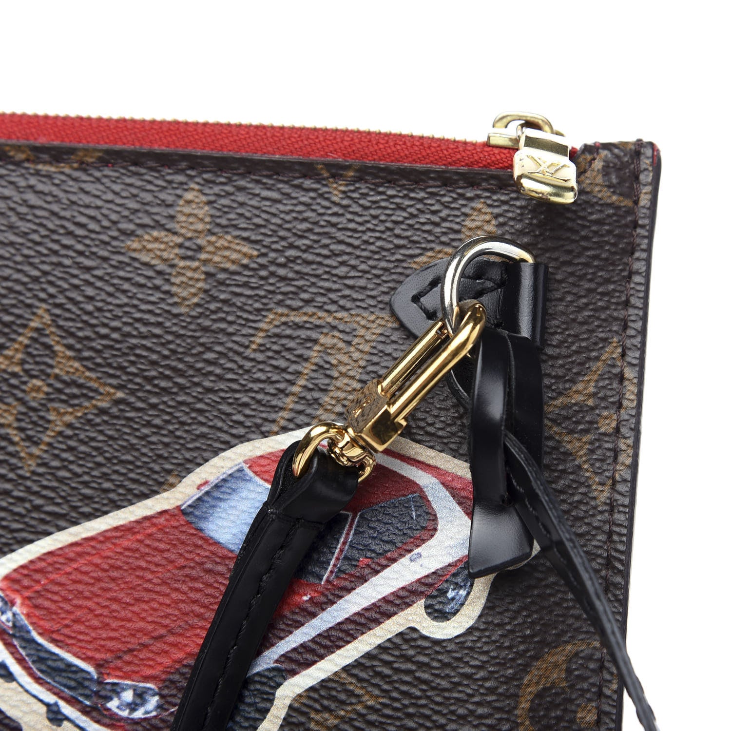 Louis Vuitton Monogram World Tour Neverfull MM GM Pochette 10 of 11