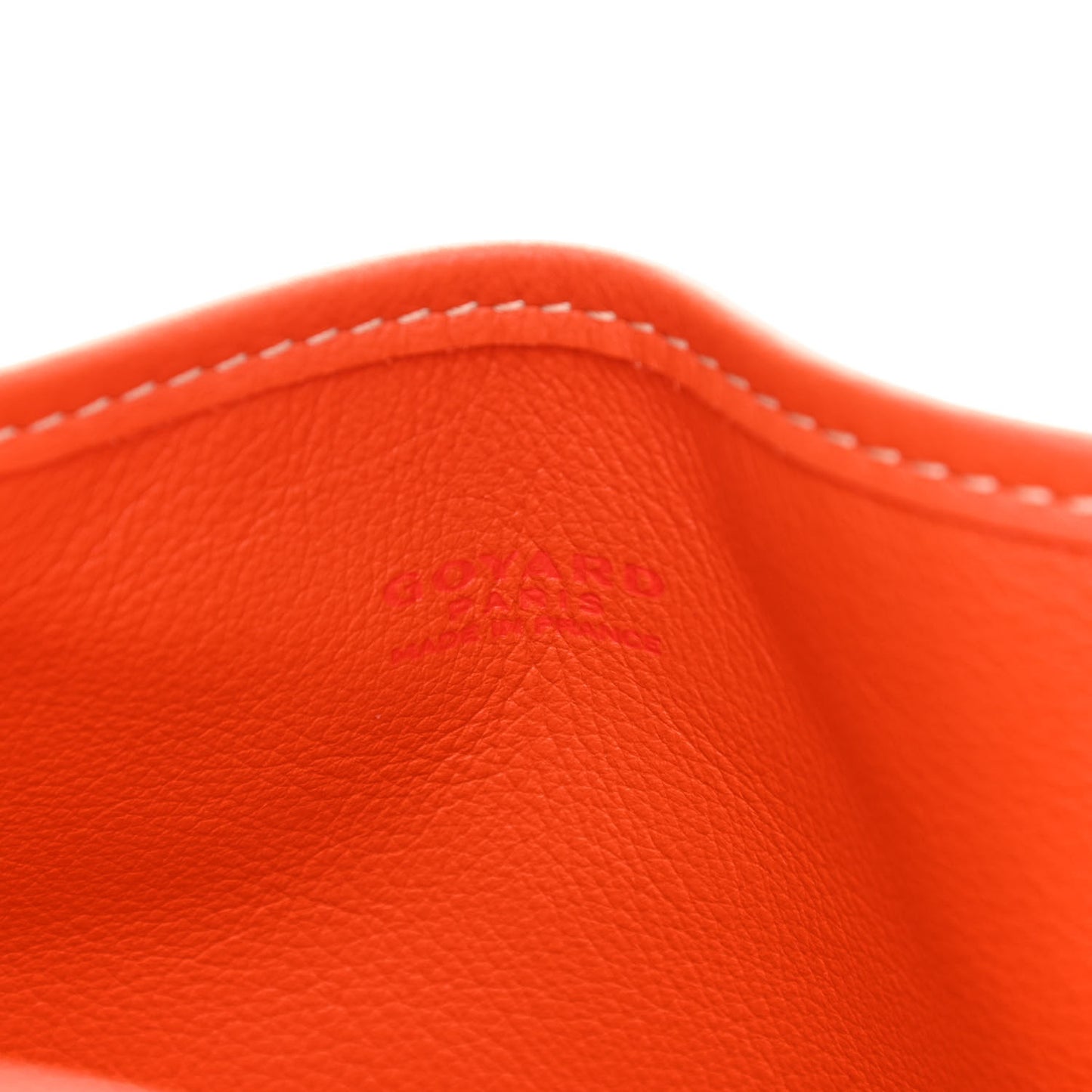 Goyardine Reversible Mini Anjou Orange