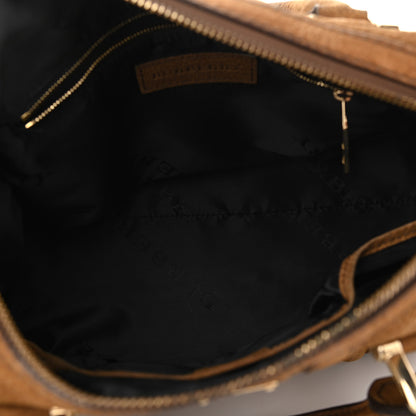 Burberry Nubuck Medium Nevinson Bowling Bag Brown 5 of 16