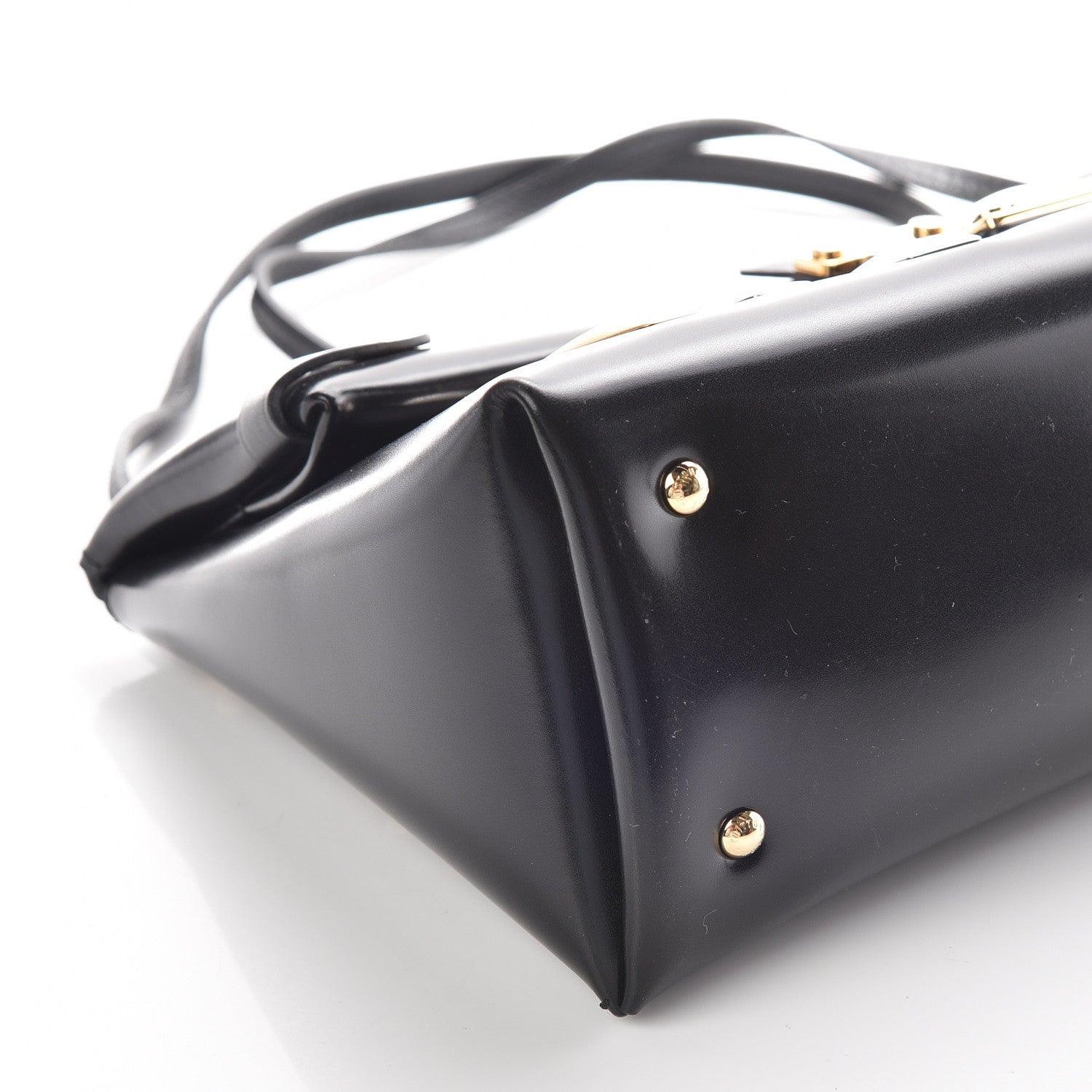 Louis Vuitton Glazed Calfskin Sac Triangle PM Black 5 of 14