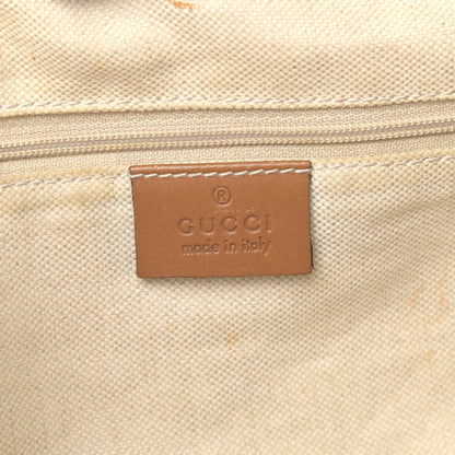 Gucci Denim Monogram Medium Sukey Tote Blue 6 of 17