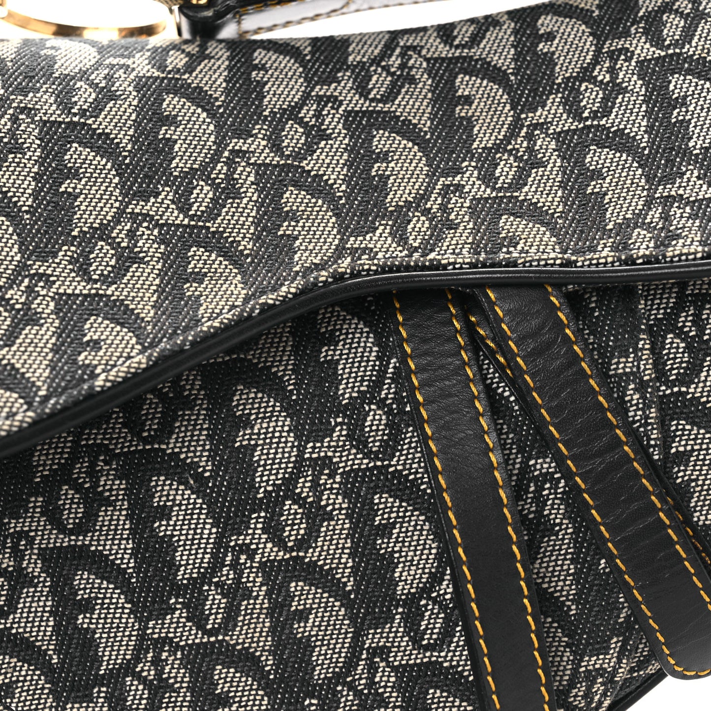 Monogram Saddle Bag Blue