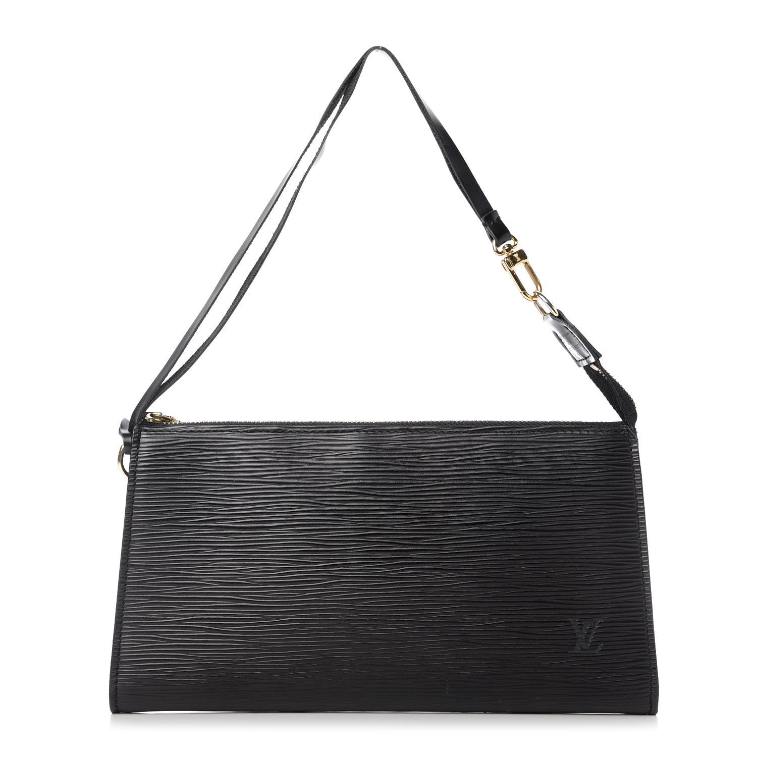 Louis Vuitton Epi Pochette Accessories 24 Black 1 of 11
