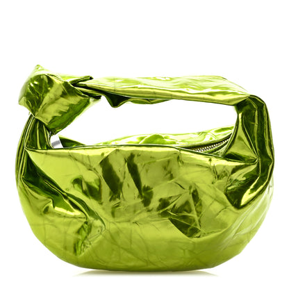 Bottega Veneta Metallic Crushed Calfskin Mini Jodie Chlorophyll 1 of 8