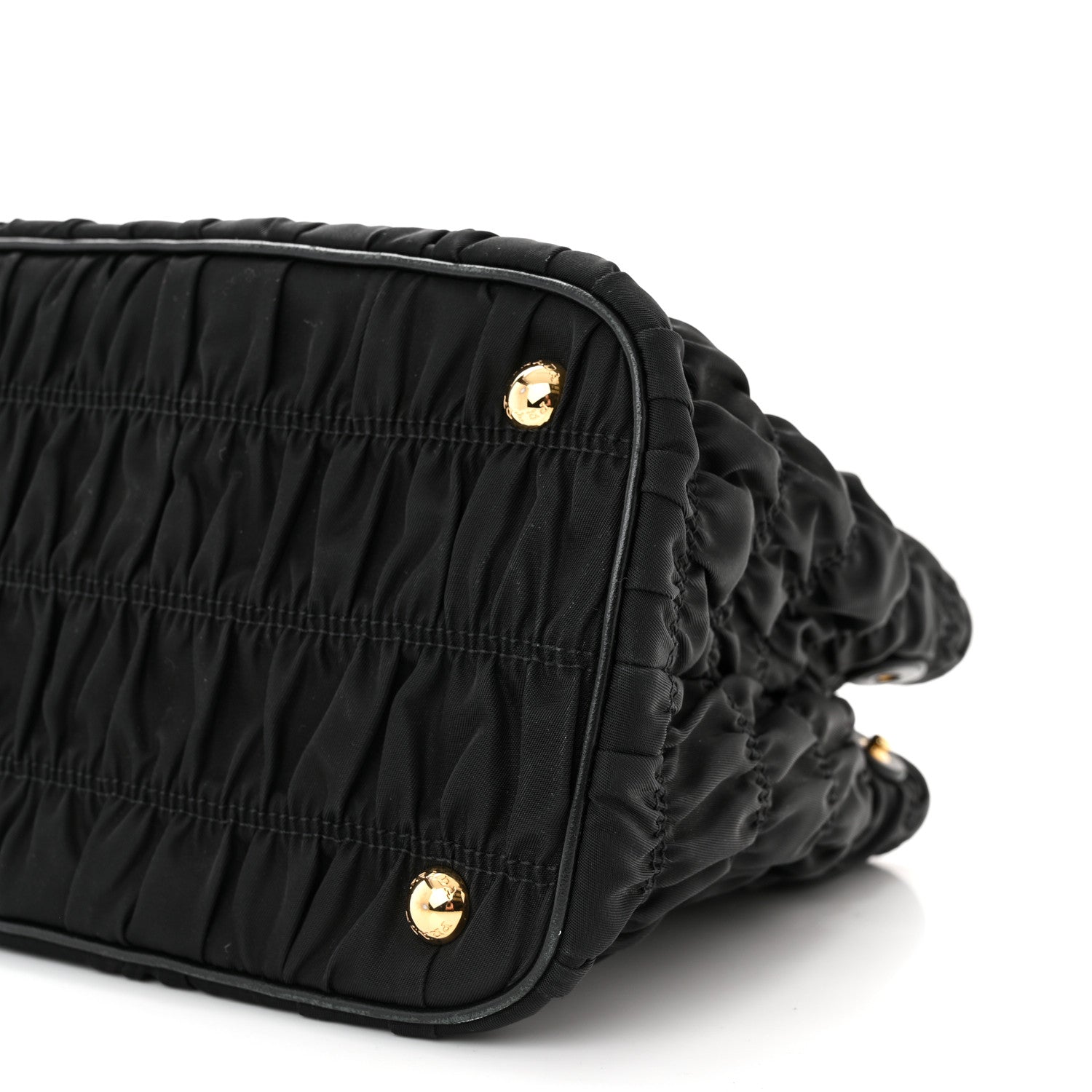 Prada Tessuto Nylon Gaufre Small Tote Black 9 of 9