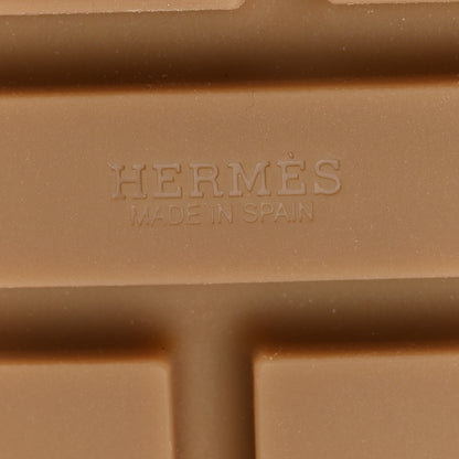 Hermes Calfskin Cork Eze 30 Sandals 38 Marron Glaise 6 of 9