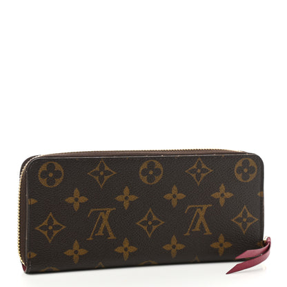 Louis Vuitton Monogram Clemence Wallet Fuchsia 3 of 7