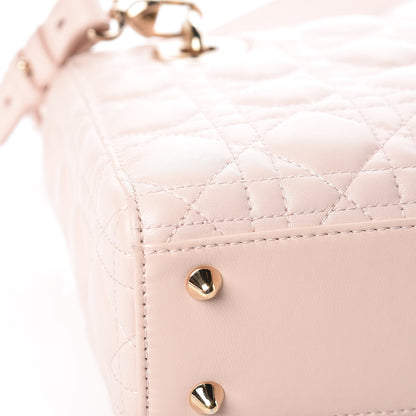 Christian Dior Lambskin Cannage Small Lucky Badges My Lady Dior Pink 12 of 25