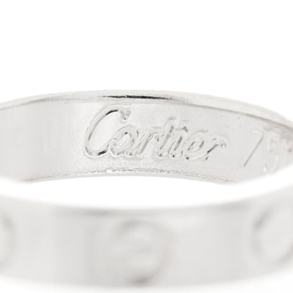 Cartier 18K White Gold LOVE Ring Charm 6 of 6