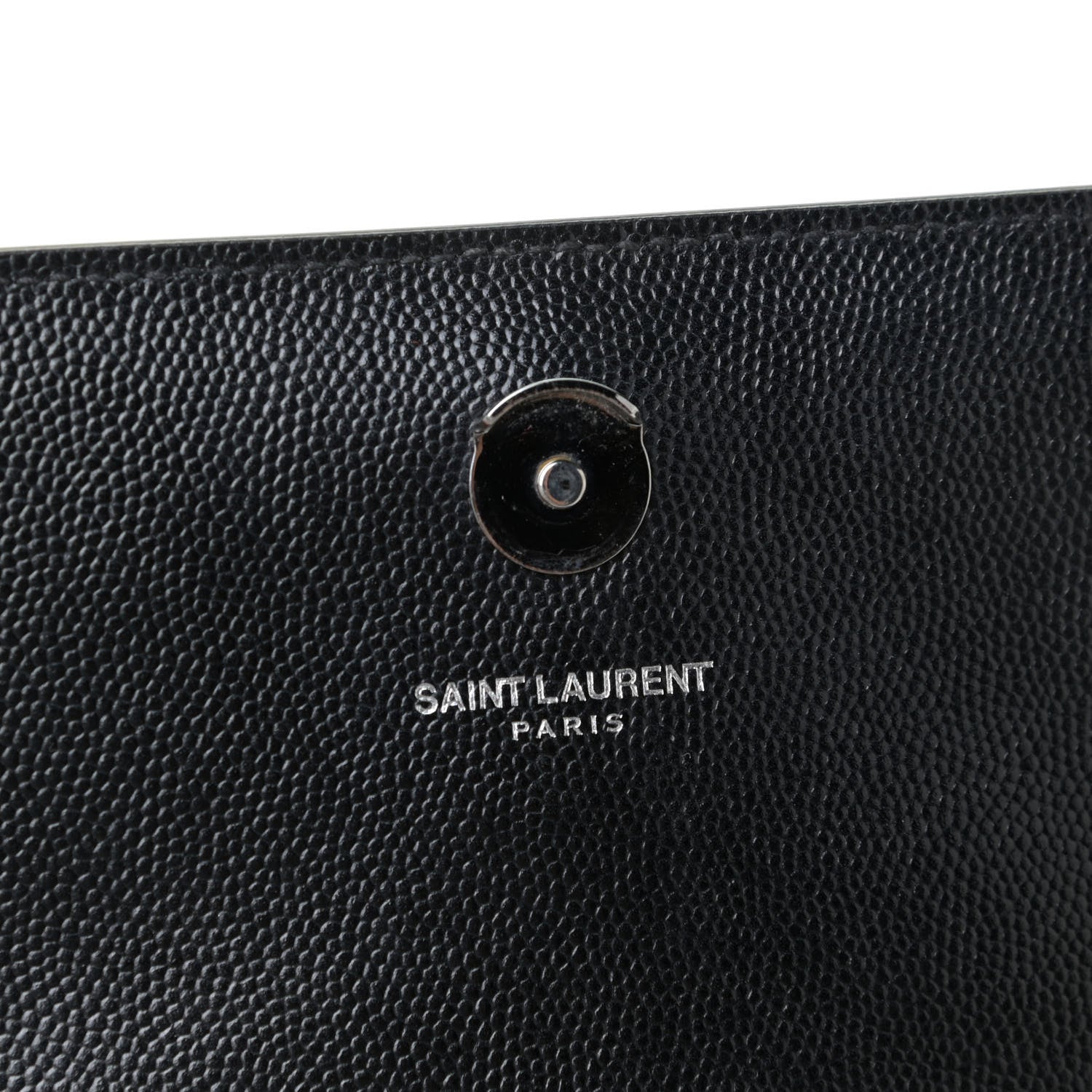 Saint Laurent Grain De Poudre Small Monogram Kate Satchel Black 10 of 13