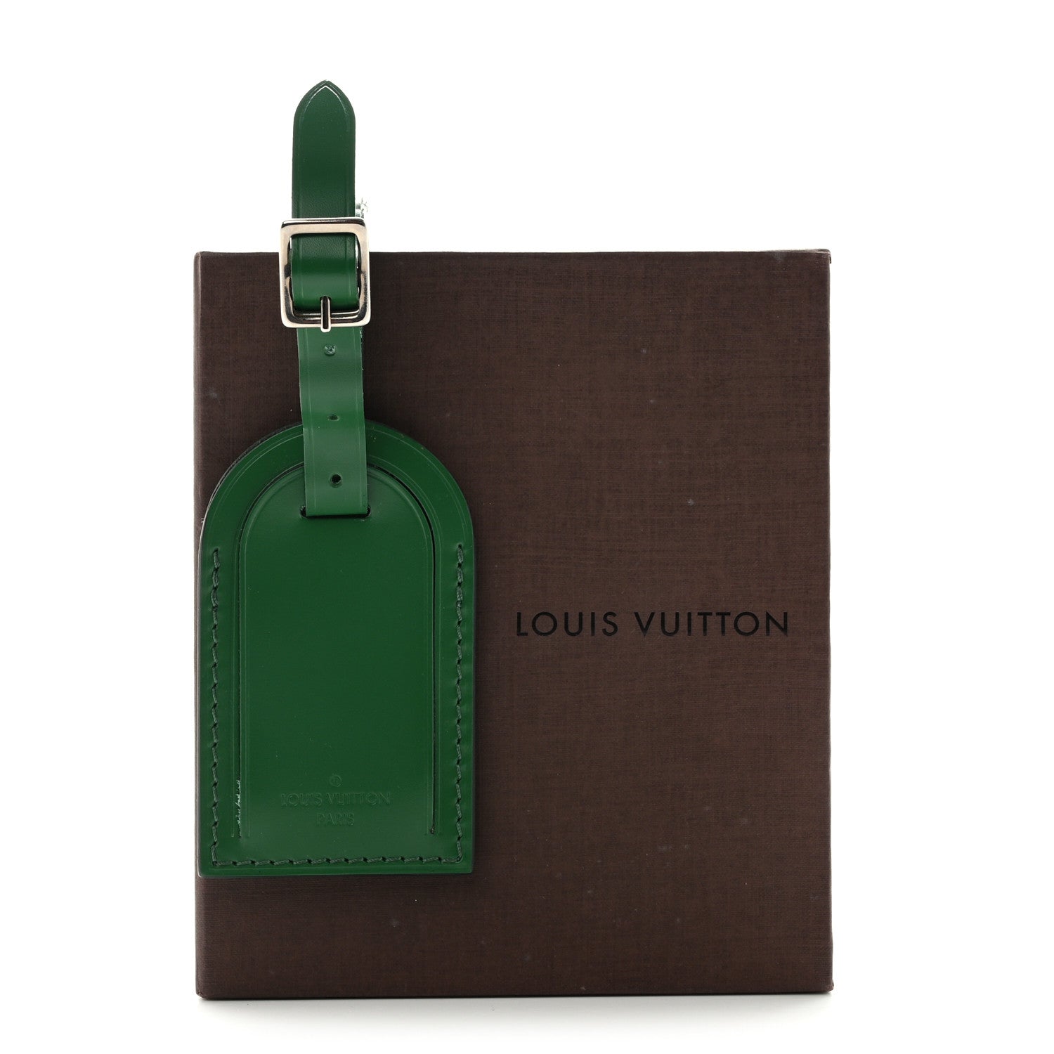 Louis Vuitton Calfskin Luggage Tag Green 5 of 5