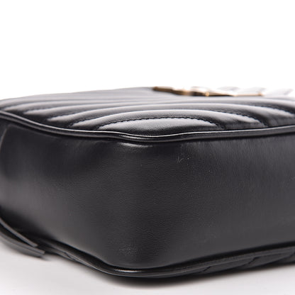 Saint Laurent Calfskin Matelasse Monogram Lou Camera Bag Black 7 of 9