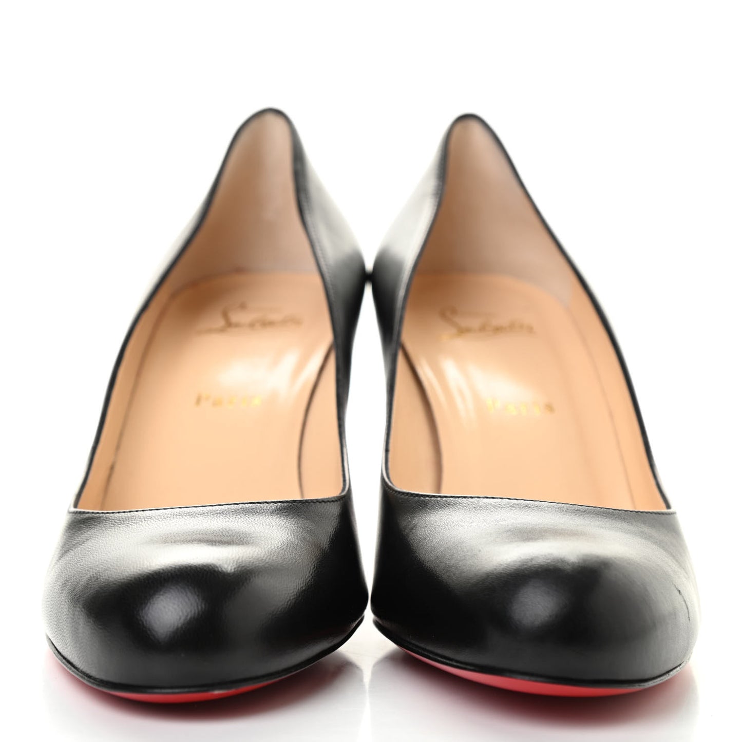Shiny Nappa Simple 70 Pumps 41.5 Black