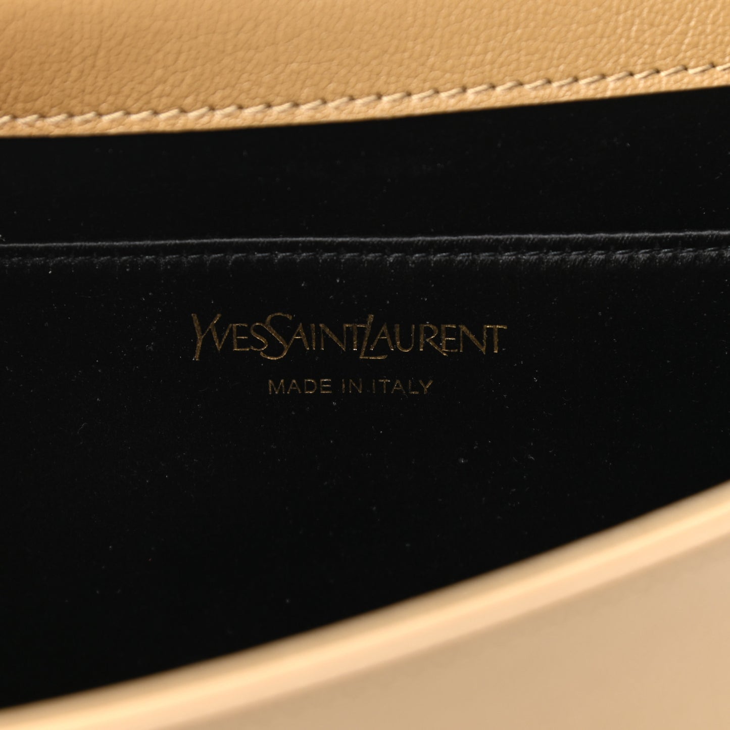 Calfskin Monogram Large Belle De Jour Clutch Beige