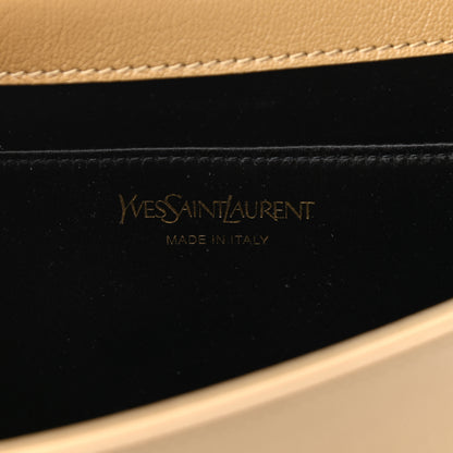 Saint Laurent Calfskin Monogram Large Belle De Jour Clutch Beige 6 of 6