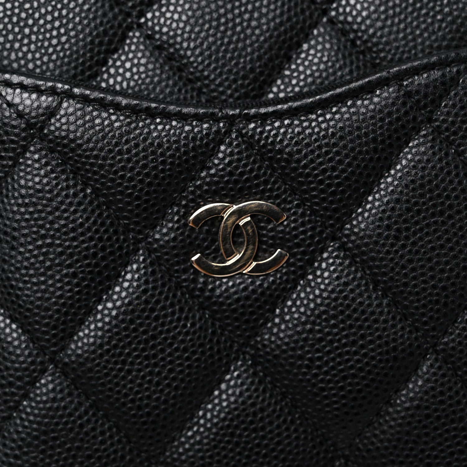Chanel Caviar Quilted Classic Flat Wallet Pouch Black 8 of 9