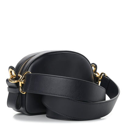 Chloe Smooth Calfskin Little Horses Embroidered Shoulder Bag Black 2 of 8
