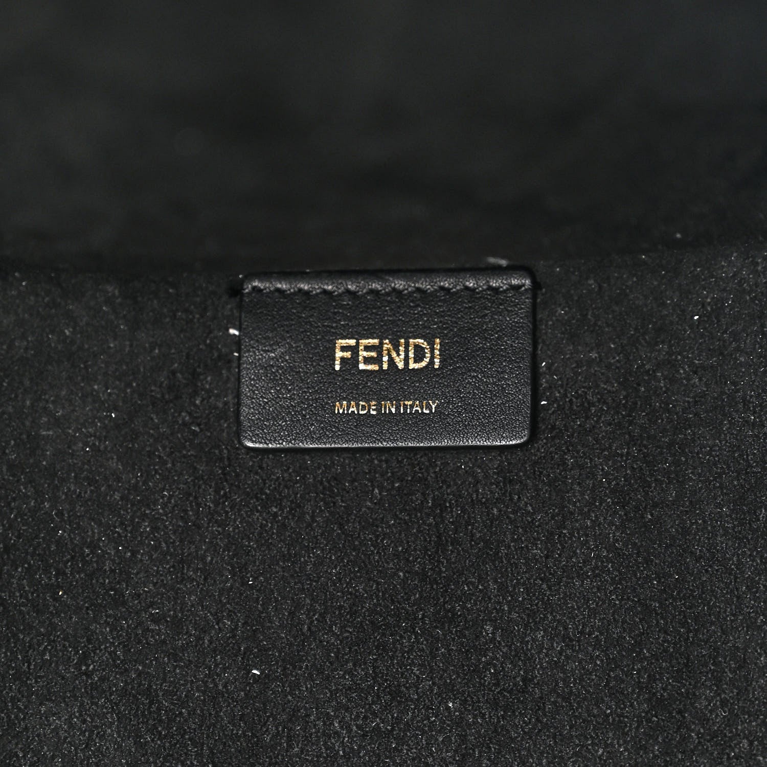 Fendi Vitello Plexiglass FF Embossed Medium Fendi Sunshine Shopper Tote Black 6 of 10