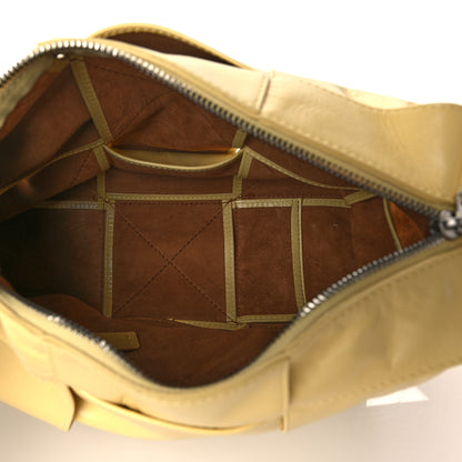 Bottega Veneta Paper Calfskin Maxi Intrecciato Arco Camera Bag Butter 4 of 5