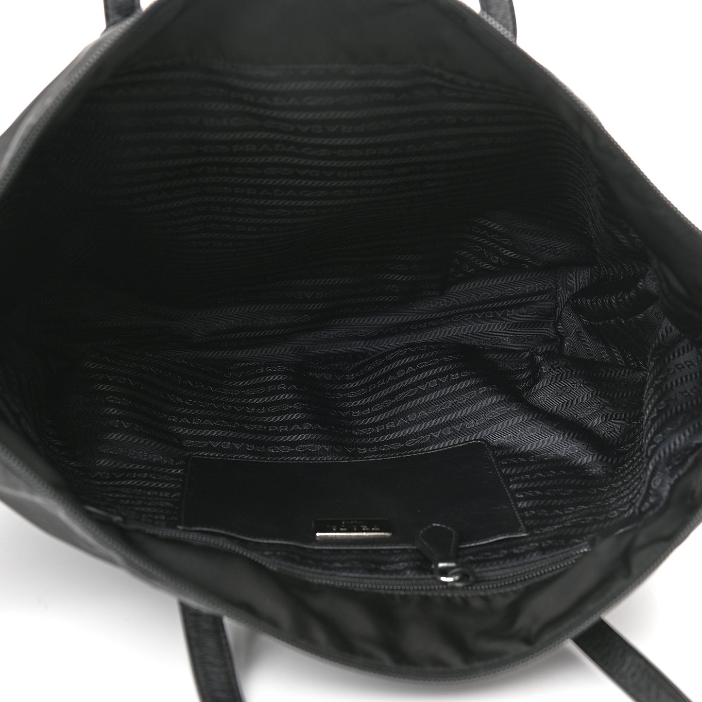 Tessuto Nylon Passama Shopping Tote Nero Black
