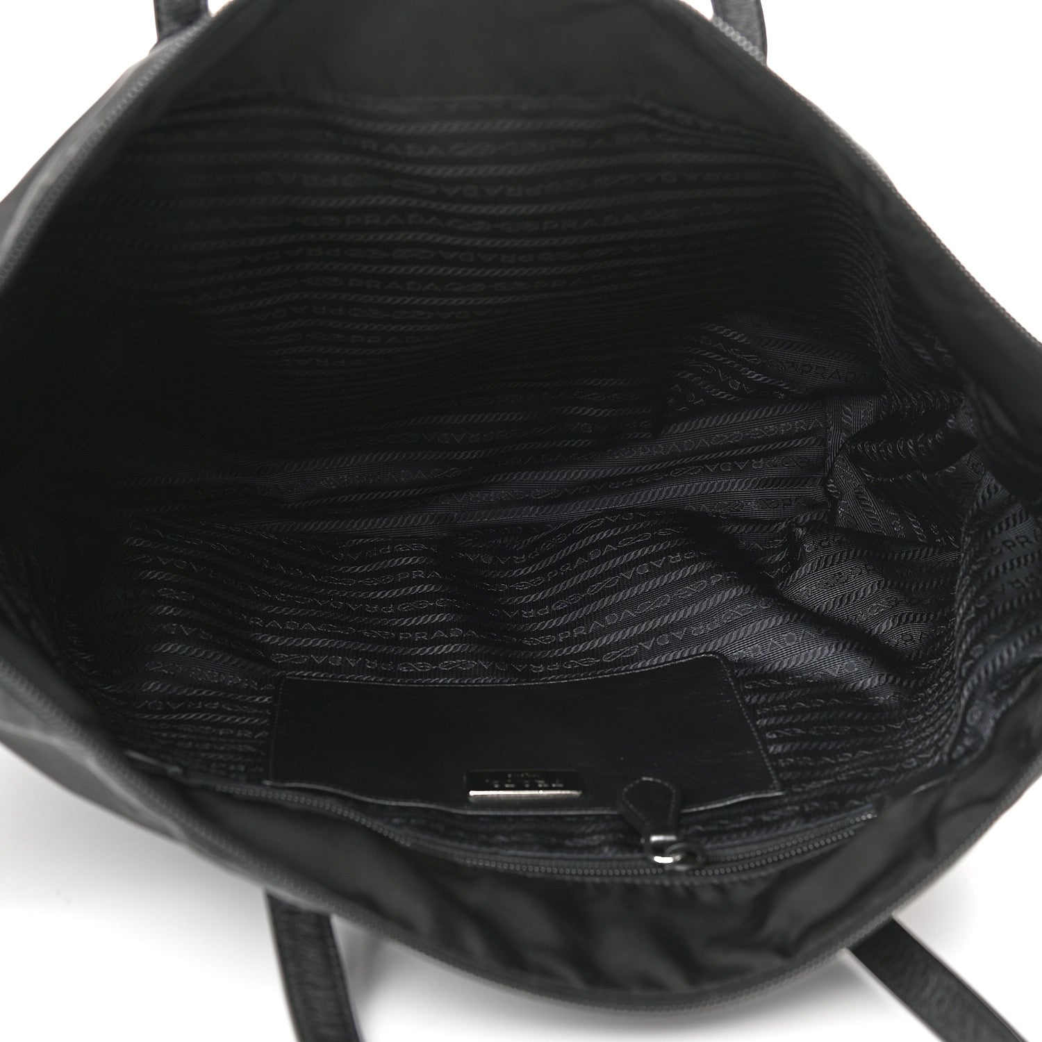 Prada Tessuto Nylon Passama Shopping Tote Nero Black 5 of 8