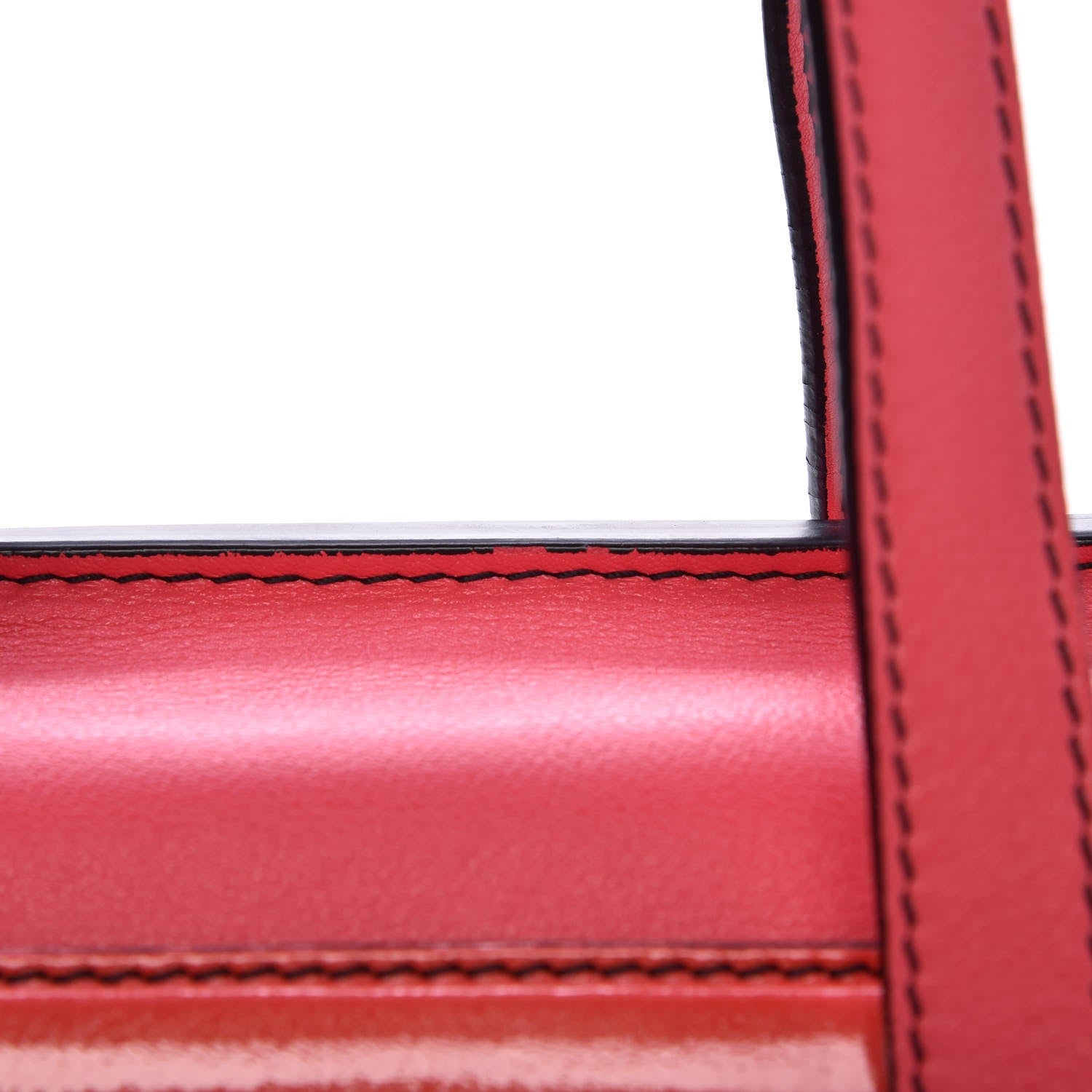 Lanvin LOEWE Calfskin Embossed Shoulder Shopping Tote Pink 9 of 9