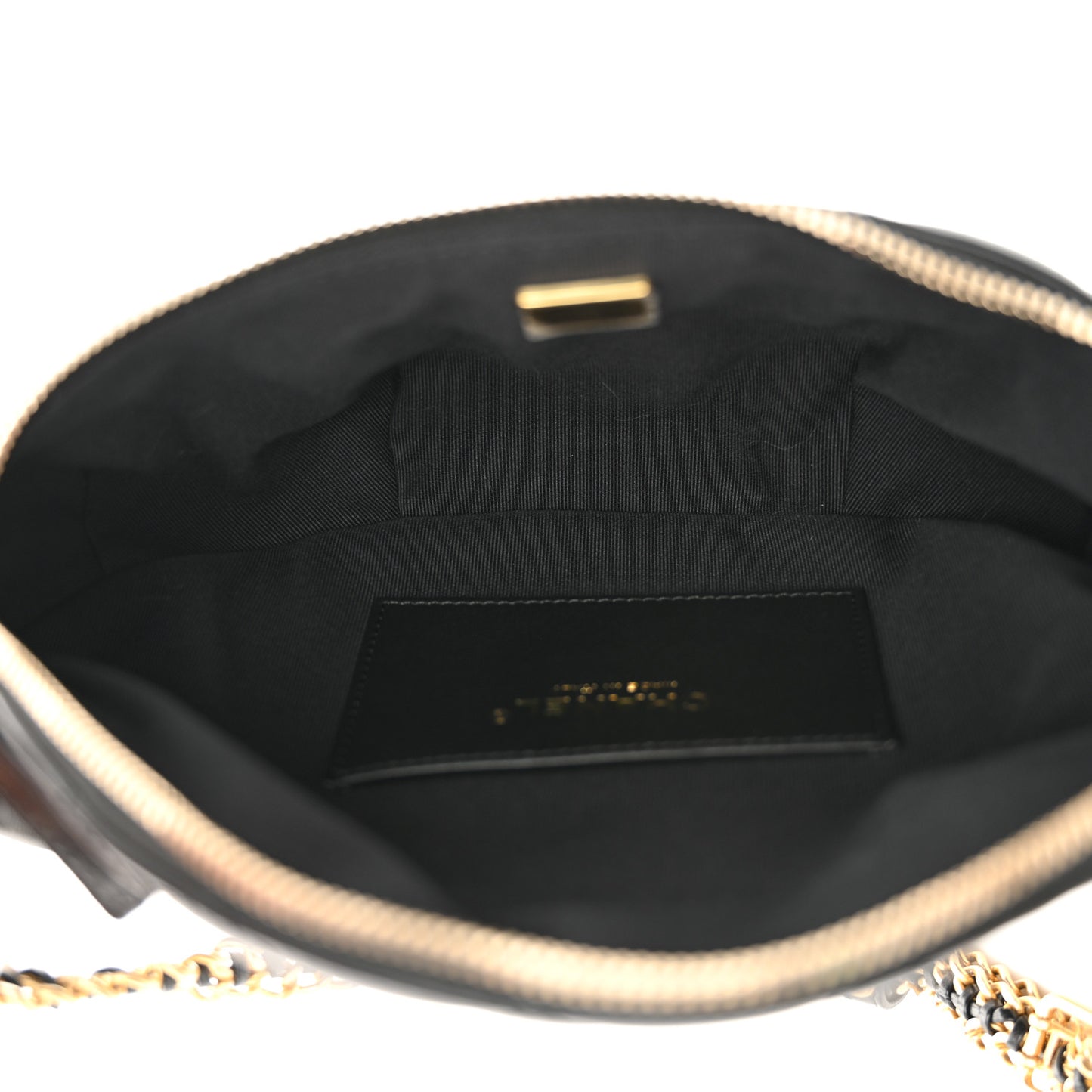 Shiny Lambskin Quilted Belt Bag Black