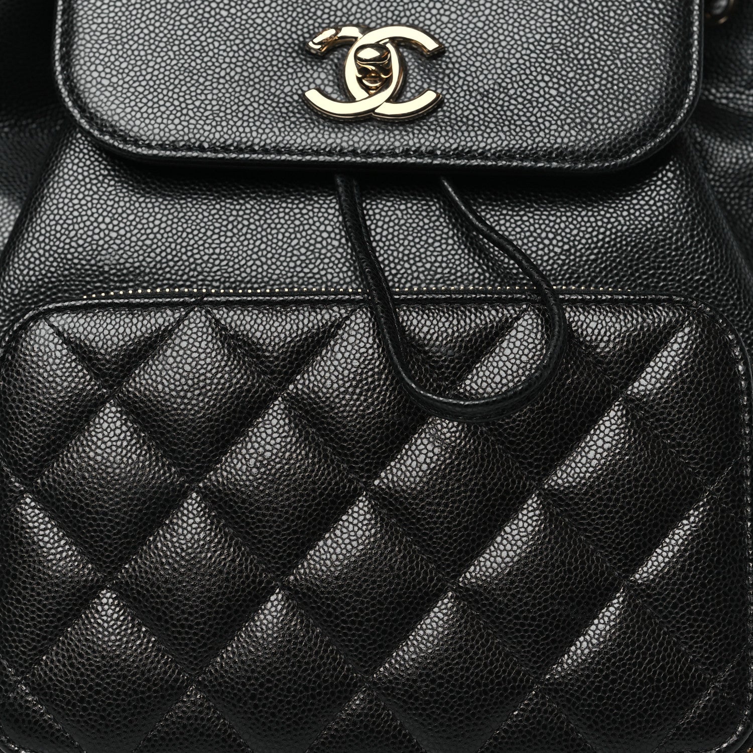 Chanel Caviar Quilted Business Affinity Backpack Black 7 of 10