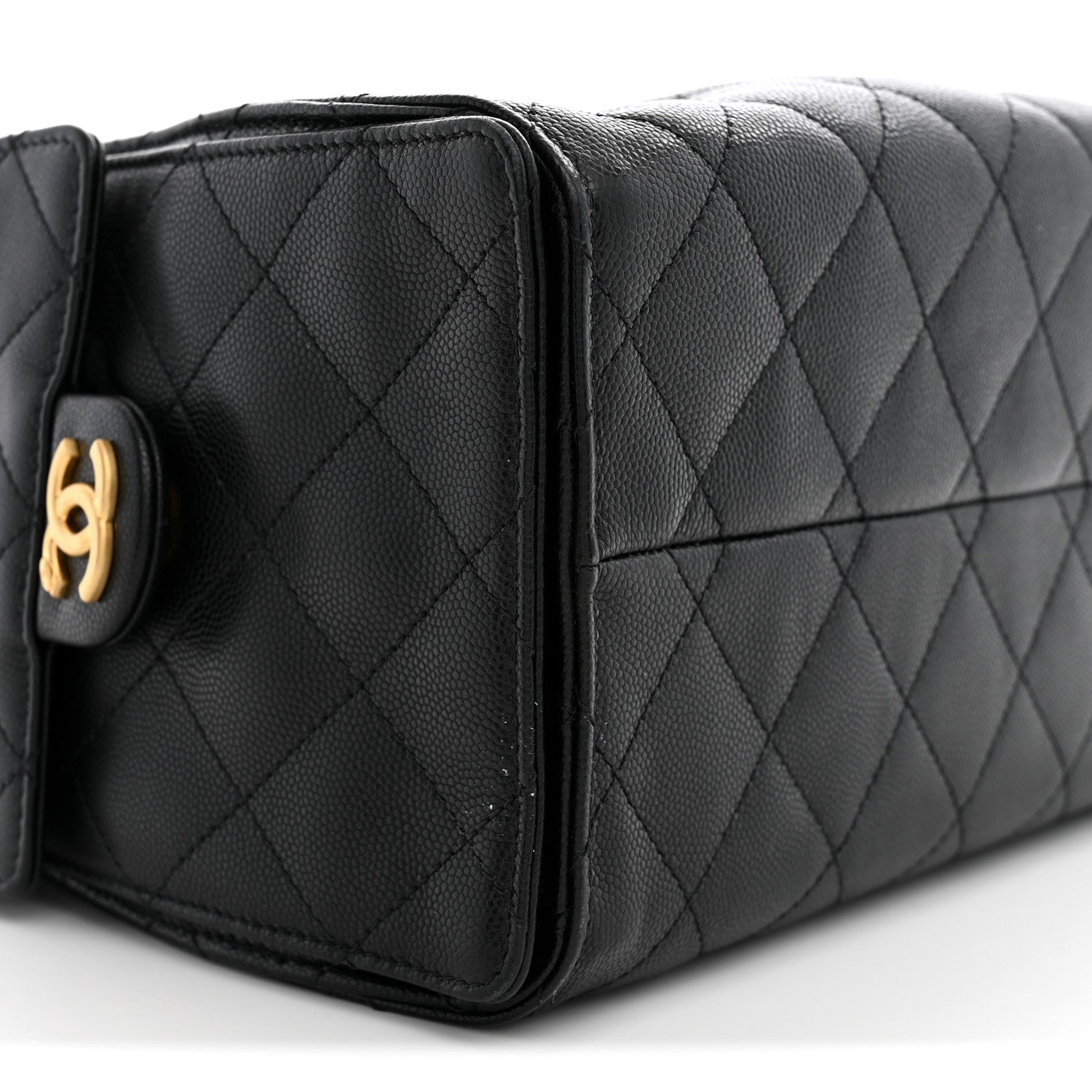 Chanel Caviar Quilted Small Chanel 25 Handbag Black 8 of 9