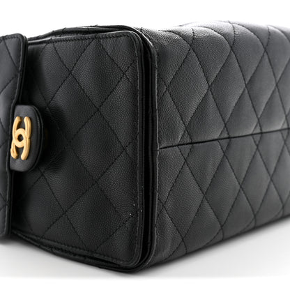 Chanel Caviar Quilted Small Chanel 25 Handbag Black 8 of 9