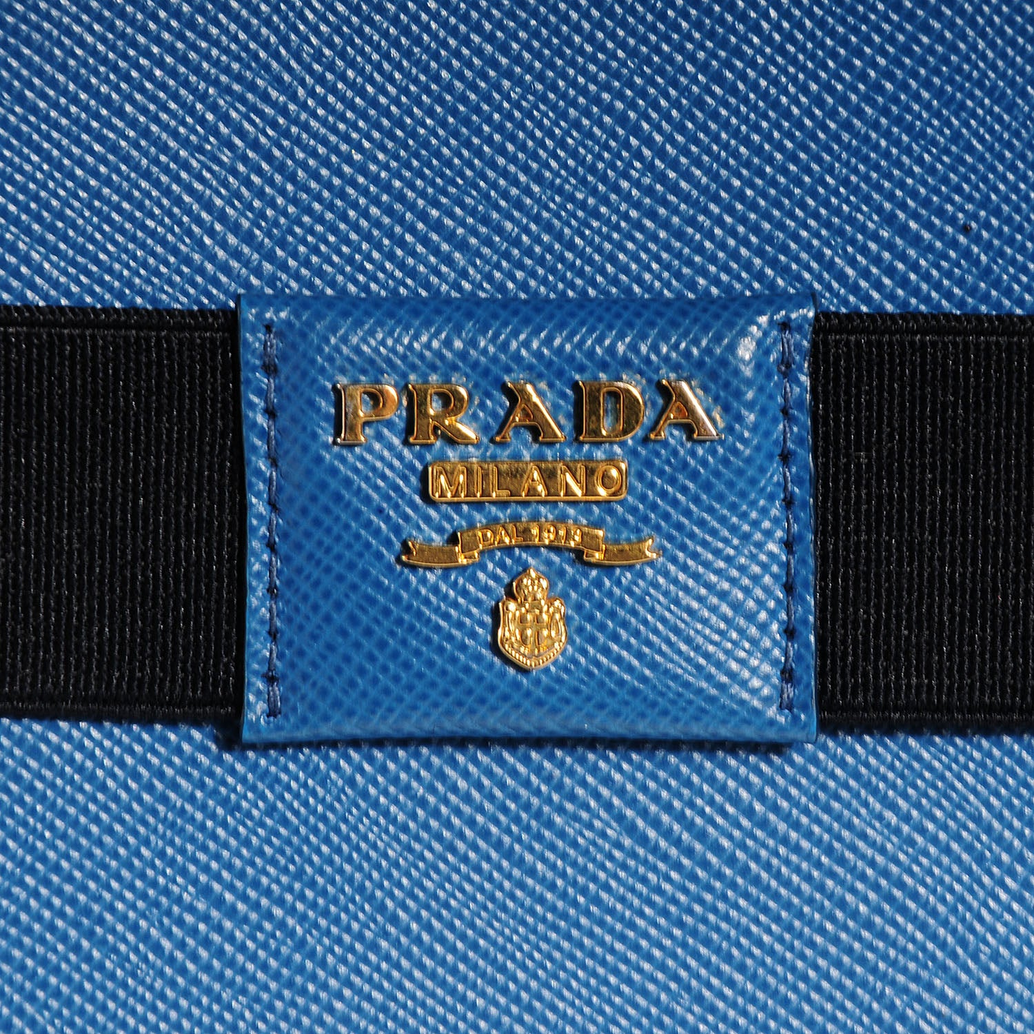 Prada Saffiano Calfskin Document Holder Cobalto 6 of 9