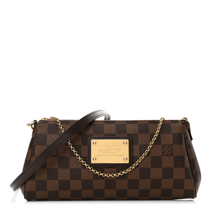 Louis Vuitton Damier Ebene Eva Clutch 1 of 11