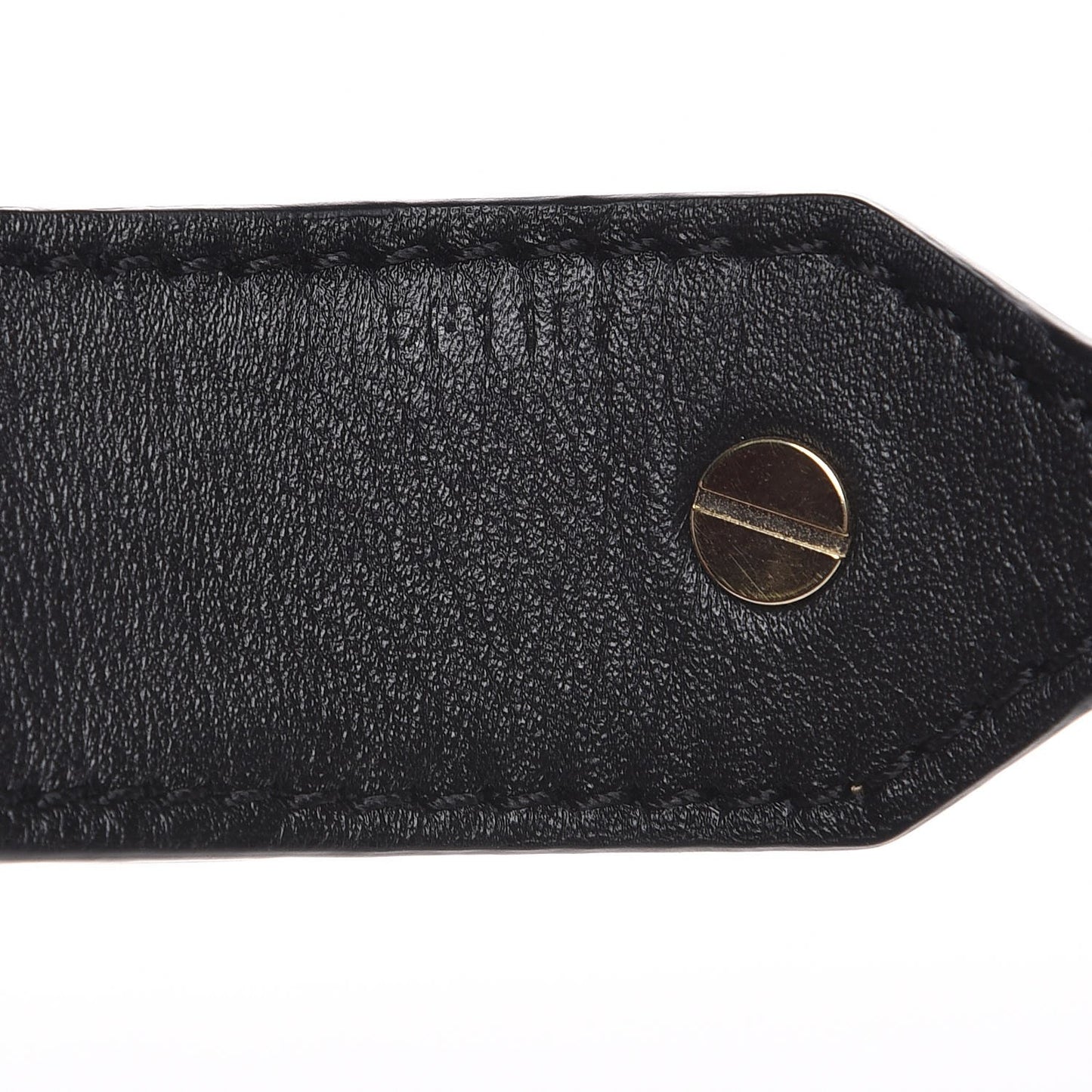 Reverse Monogram Bandouliere Shoulder Strap XL Black
