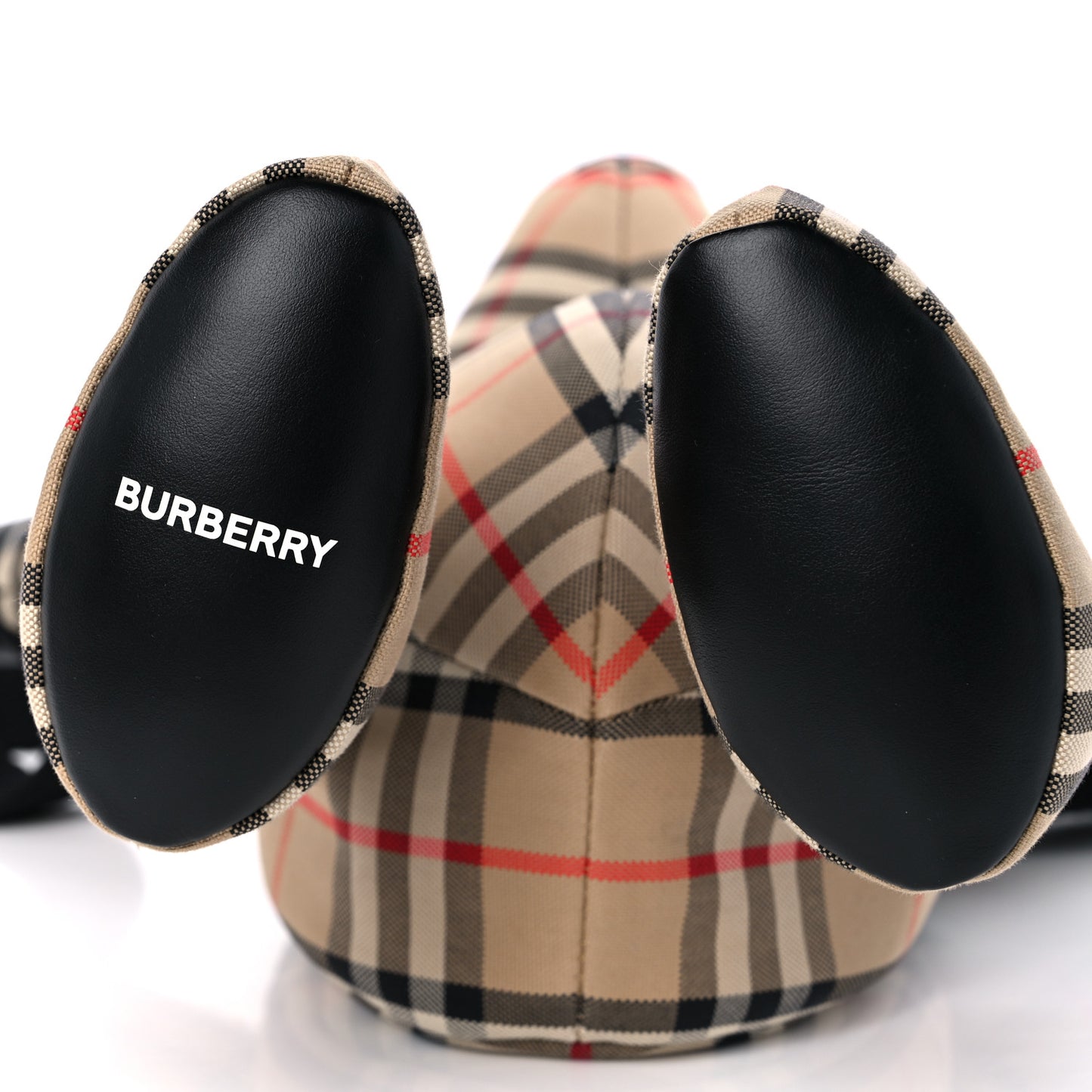 Cotton Calfskin Check Thomas Bear Belt Bag Archive Beige Black