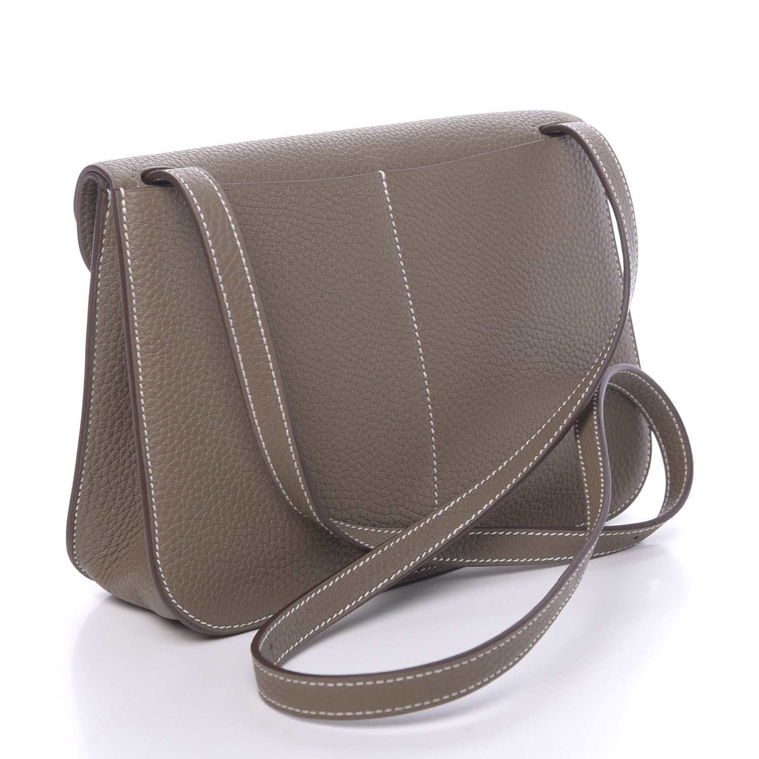 Hermes Taurillon Clemence Halzan 25 Etoupe 4 of 12