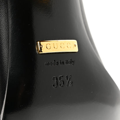Gucci Malaga Kid Horsebit 75mm Pumps 35.5 Black 6 of 8