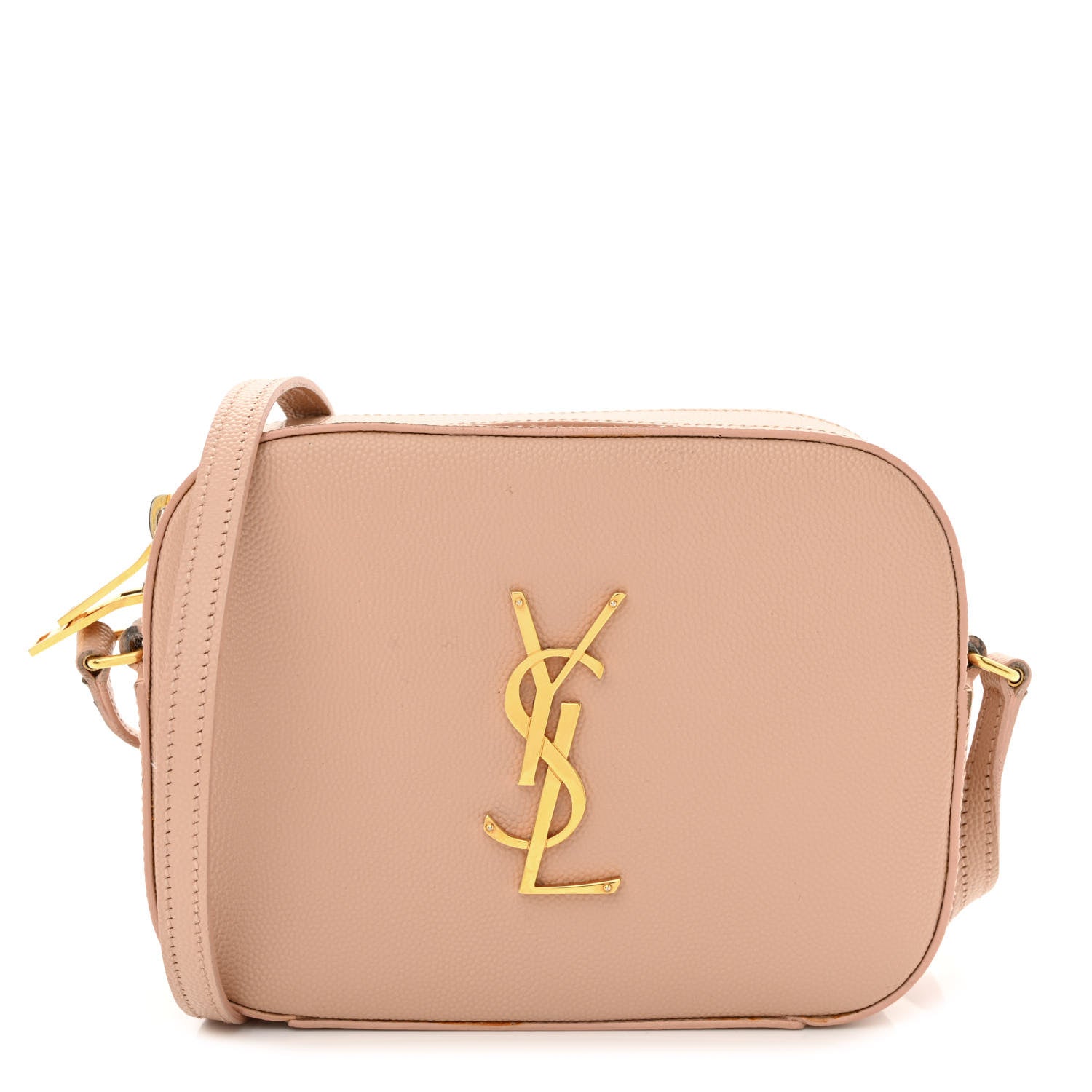 Saint Laurent Grain De Poudre Small Classic Monogram Camera Bag Blush 1 of 13