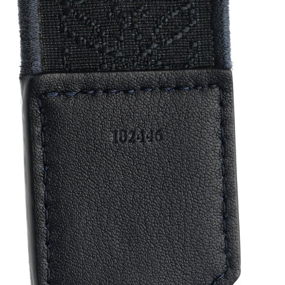 Loewe Calfskin Jacquard Snake Anagram Strap Dark Ink 4 of 6