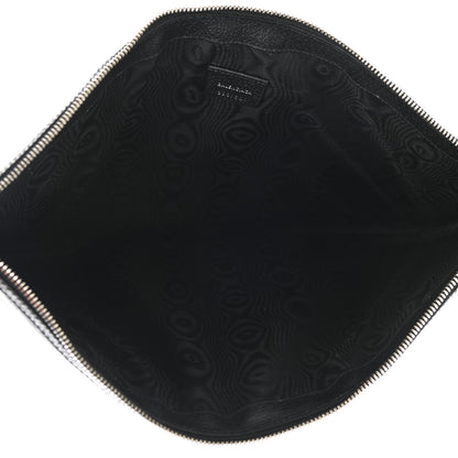 Gucci X BALENCIAGA BB Monogram Web Graffiti Ophidia Laptop Pouch Black 5 of 7