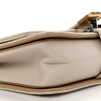 Chanel Calfskin Stitched Flap White 9 of 15