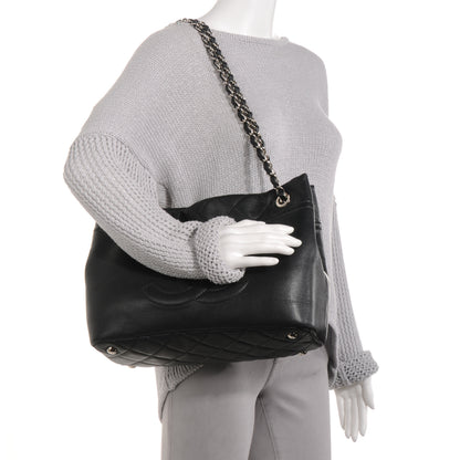 Chanel Caviar Large CC Timeless Soft Tote Black 2 of 8