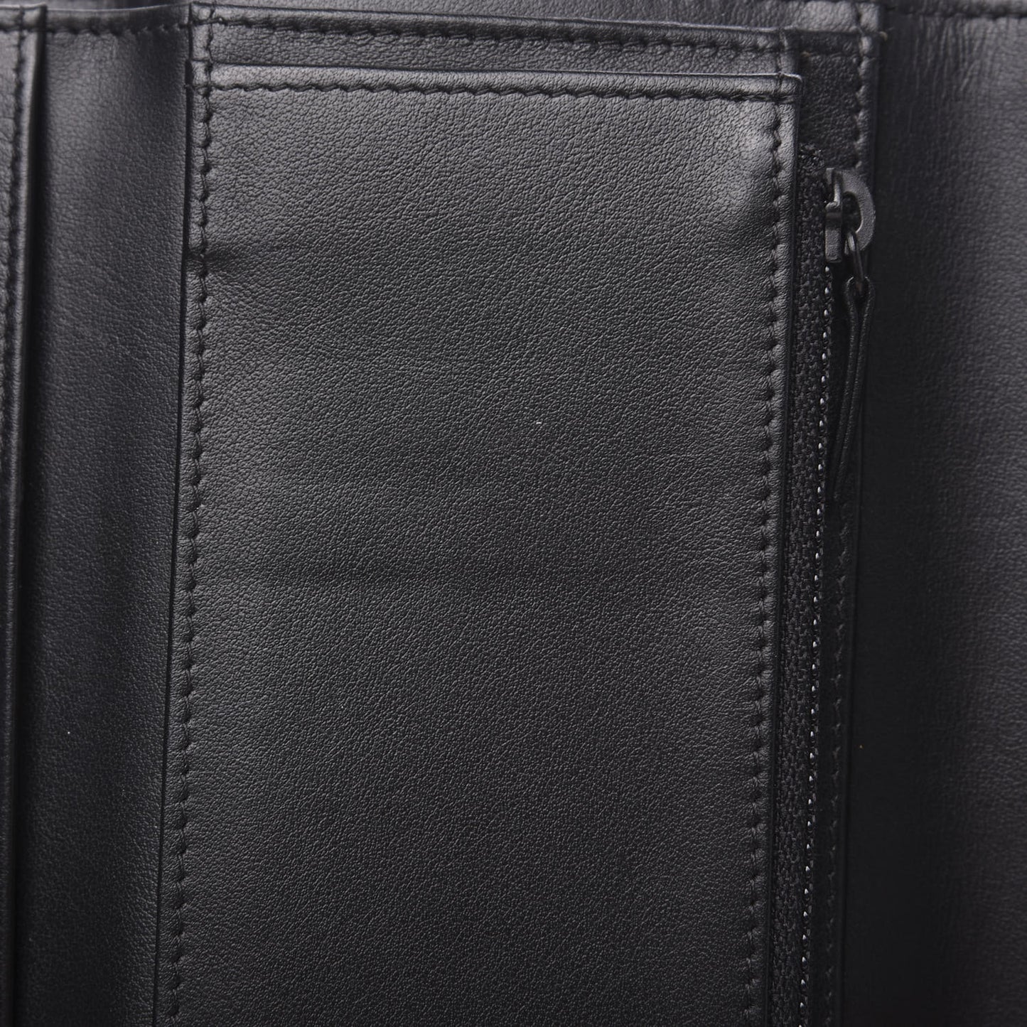 Aged Calfskin Quilted Reissue Medium Flap Wallet So Black