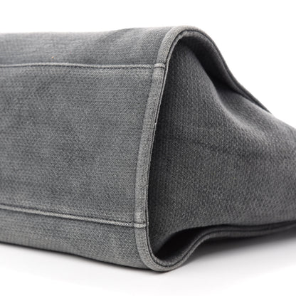 Chanel Canvas Medium Deauville Tote Grey 7 of 12