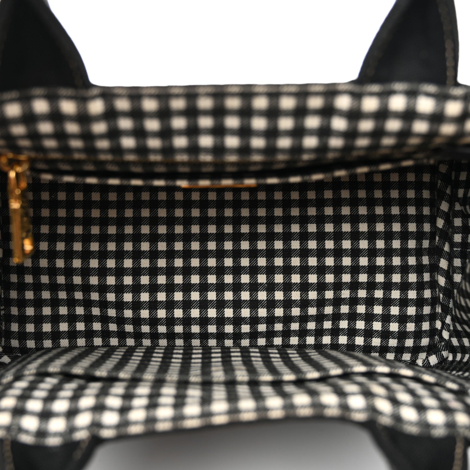 Prada Canapa Small Logo Tote Black Talco 5 of 14