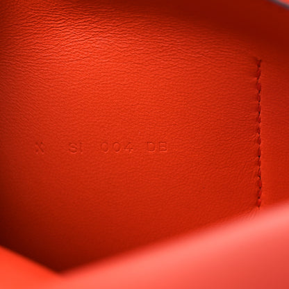 Hermes Togo Dogon Duo Wallet Orange Poppy Rose Candy 8 of 11